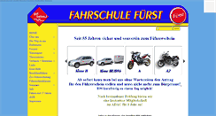Desktop Screenshot of fahrschule-fuerst.de